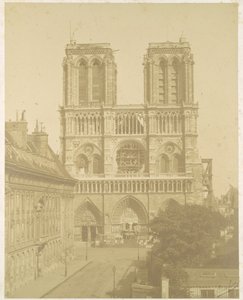 Notre Dame, Parijs door Louis Auguste Bisson